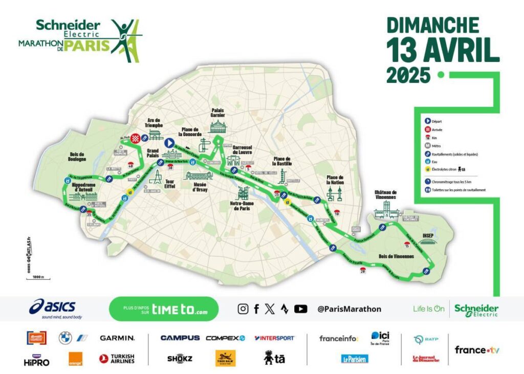 Marathon de Paris 2025 : nos conseils pour arriver au bout du challenge de votre vie (parcours km par km)